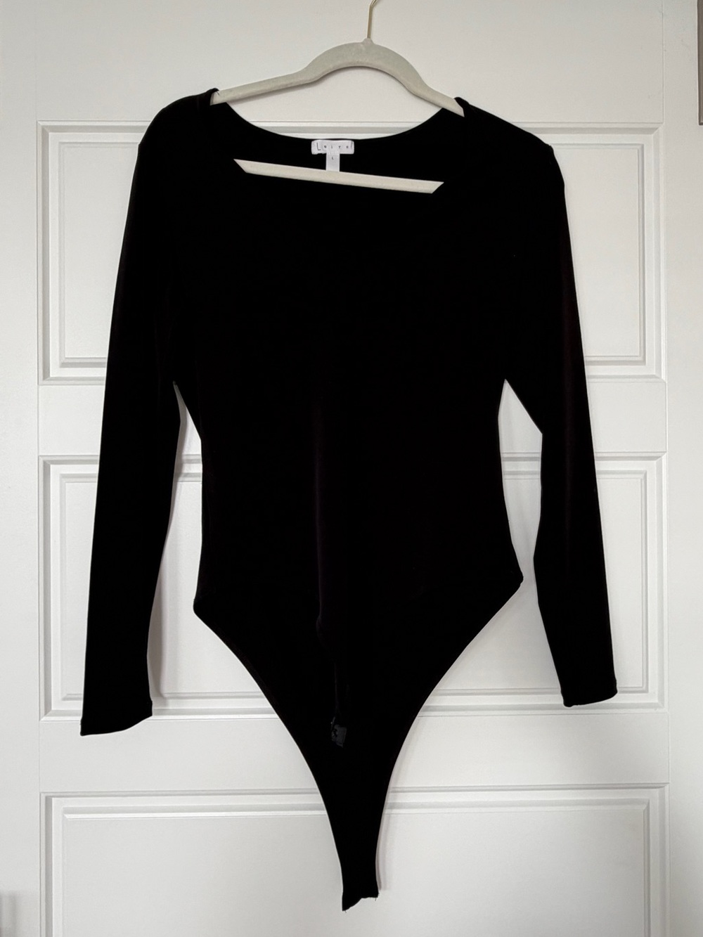 Leith Black Long Sleeve Bodysuit